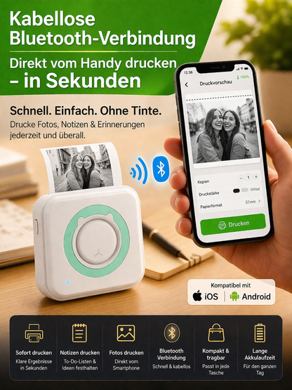 Mini-Drucker für unterwegs